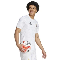 adidas Real Madrid Pre Match Shirt 2024 2025 Adults in White