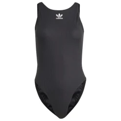 adidas Rib One Piece Swimsuit in Black