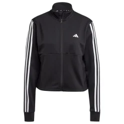 adidas 90s Regular Fit Mock Neck Jacket in Black
