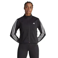 adidas 90s Regular Fit Mock Neck Jacket in Black