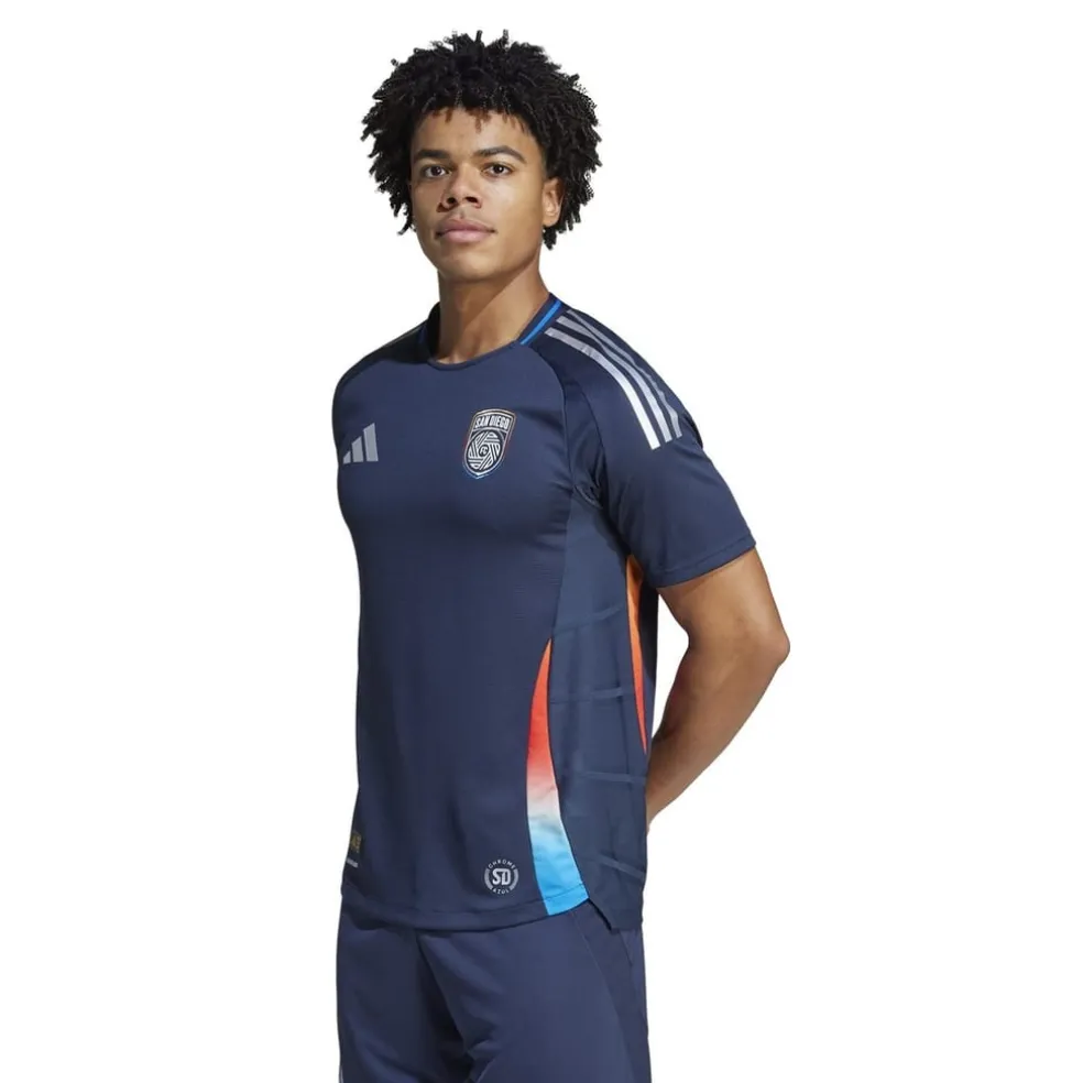 adidas San Diego Fc Authentic Home Shirt 2025 Adults in Blue