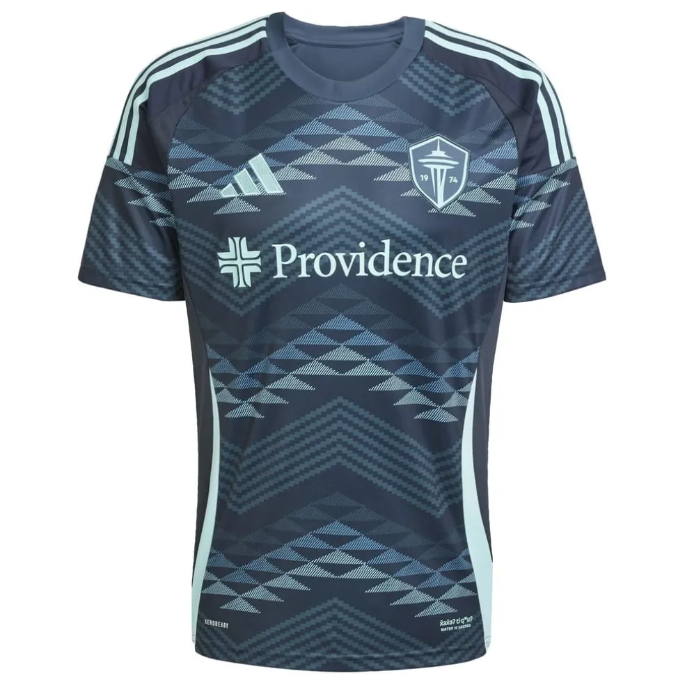adidas Seattle Sounders Away Shirt 2025 2026 Adults in Blue