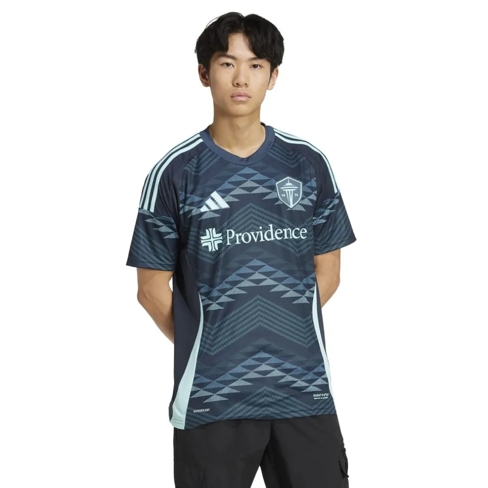 adidas Seattle Sounders Away Shirt 2025 2026 Adults in Blue