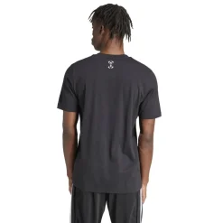 adidas Short Sleeve T-Shirt Top in Black
