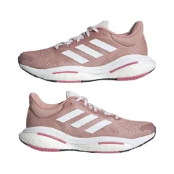 adidas Solarglide 5 Running Shoes in Pink white