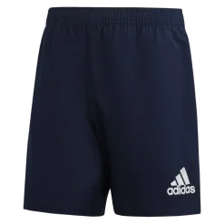 adidas 3-Stripes Rugby Shorts in Navy-White