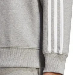 adidas Studio Lounge 3 Stripes Sweatshirt Wome in Grey