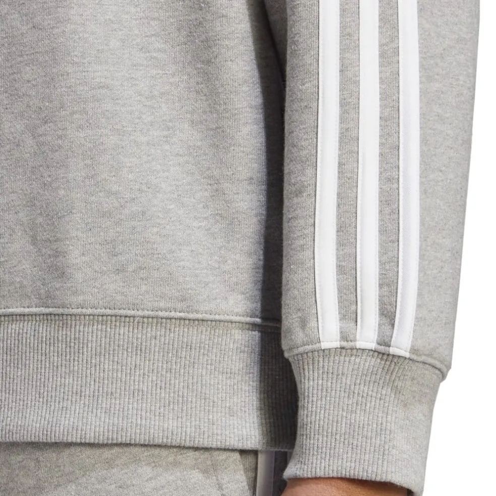 adidas Studio Lounge 3 Stripes Sweatshirt Wome in Grey