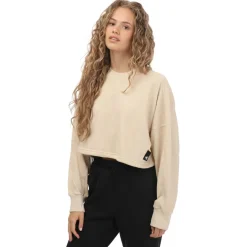 adidas Studio Lounge Summer Crewneck Sweatshirt in Beige