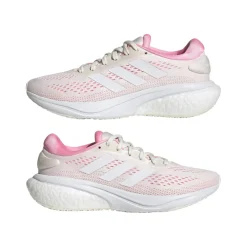 adidas Supernova 2 Running Shoes in White pink
