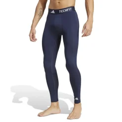 adidas Techfit Compression Training Long Tights in Blue
