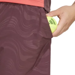 adidas Tennis Pro Climacool 7 Inch Ergo Shorts in Red