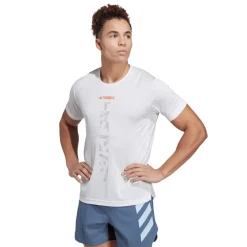 adidas Terrex Agravic Trail Running T-Shirt in White