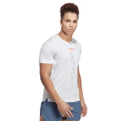 adidas Terrex Agravic Trail Running T-Shirt in White