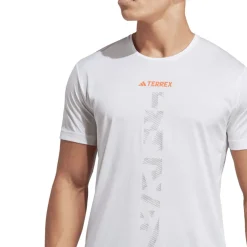 adidas Terrex Agravic Trail Running T-Shirt in White