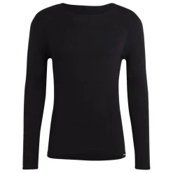 adidas Terrex Merino Slim Fit Long Sleeve T-Shirt in Black