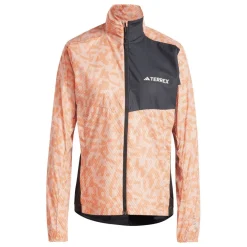 adidas Terrex Trail Running Wind Jacket in Pink