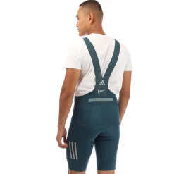adidas The Padded Cycling Bib Shorts in Green