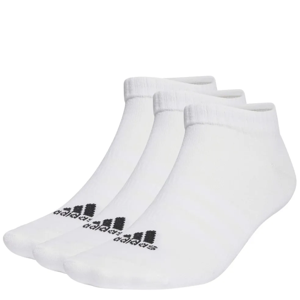 adidas Thin Sportswear Low Socks 3p in White