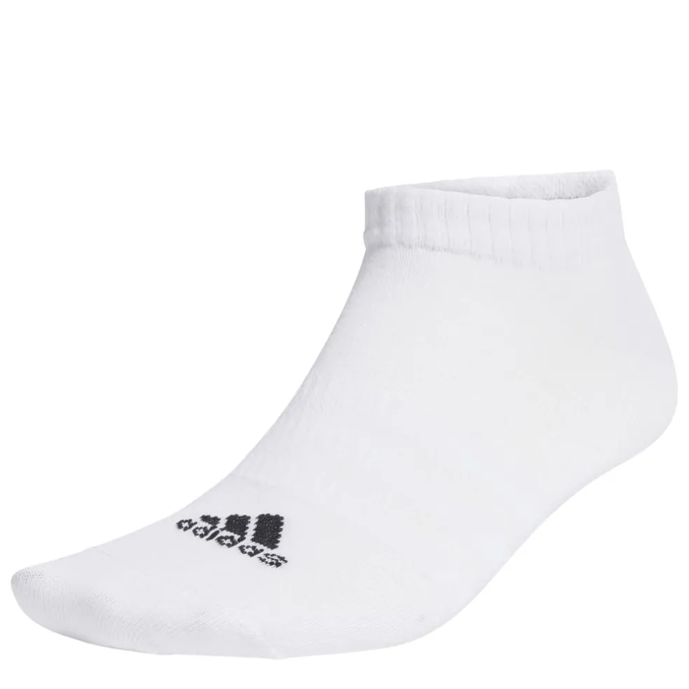 adidas Thin Sportswear Low Socks 3p in White