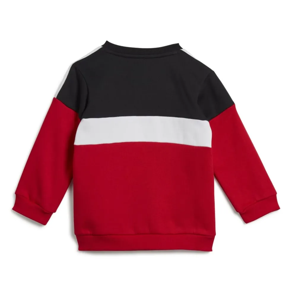 adidas Tiberio 3-Stripes Colorblock Leggings Set in Black-White