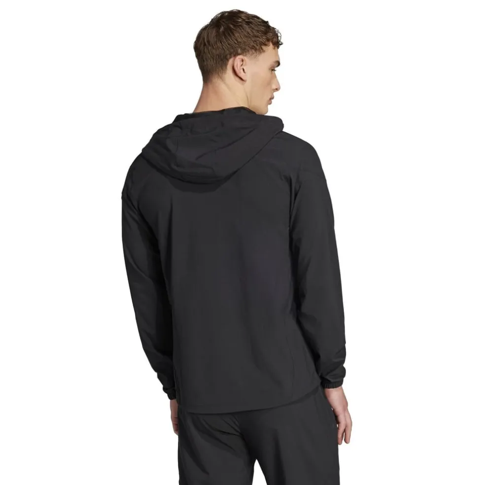 adidas Tiro 25 Competition Vis Tech Travel Jacket in Black