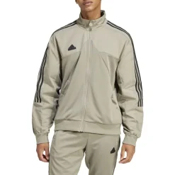 adidas Tiro Material Mix Track Jacket in Green