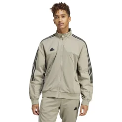 adidas Tiro Material Mix Track Jacket in Green