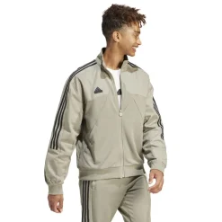 adidas Tiro Material Mix Track Jacket in Green