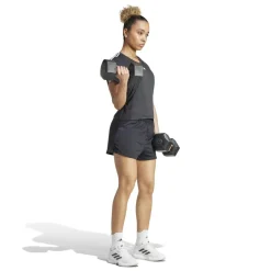 adidas Train Essentials Big Logo Shorts in Black