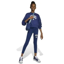 adidas Train Essentials Collegiate Print Leggings Kids in Blue
