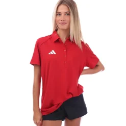 adidas Training Classic AEROREADY Polo Shirt in red white