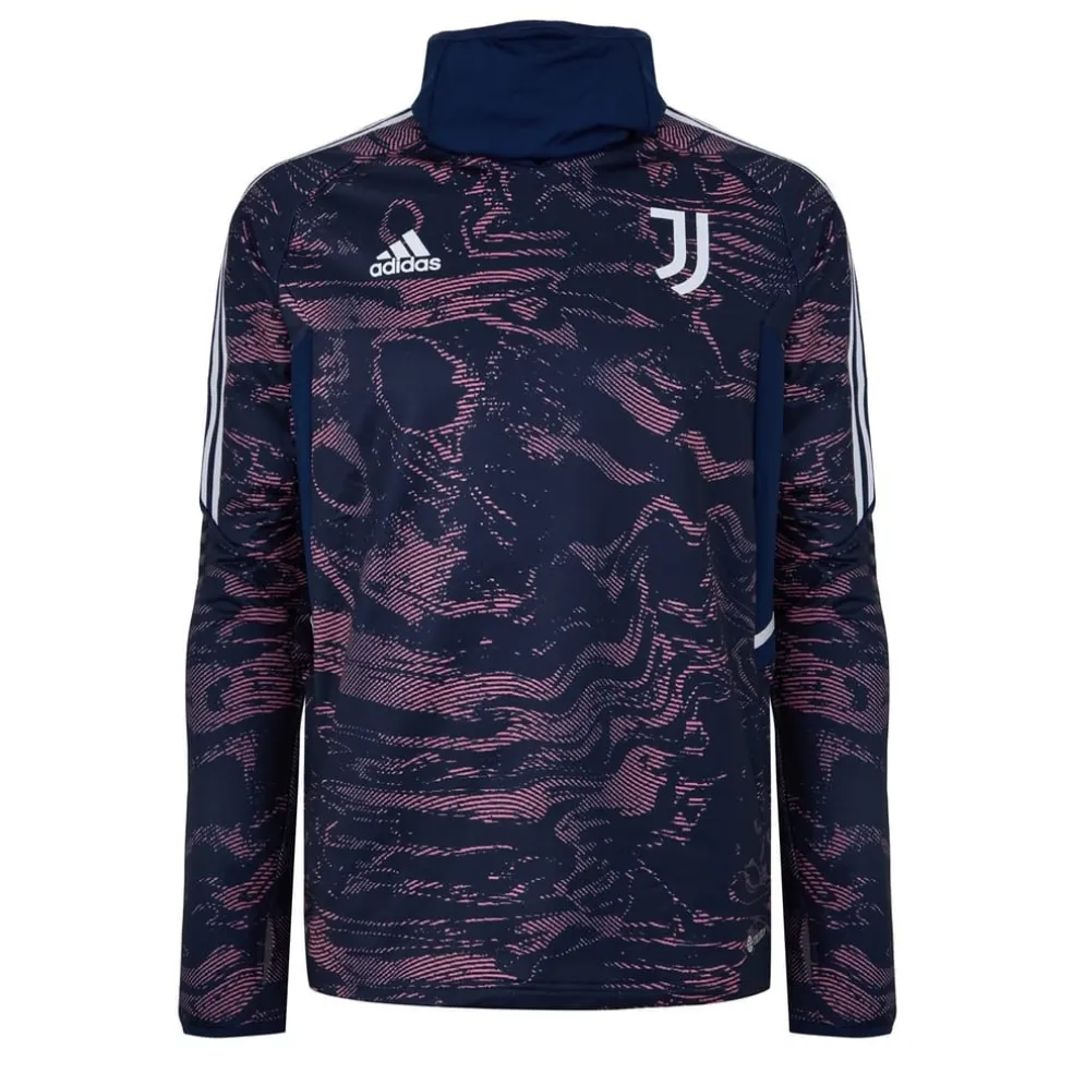 adidas Turtleneck Athletic Sweatshirt in Pink