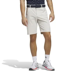 adidas Ultimate 365 Logo Print Athletic Shorts in Beige