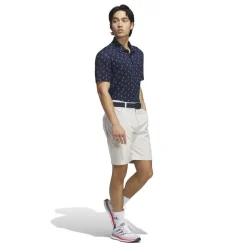 adidas Ultimate 365 Logo Print Athletic Shorts in Beige