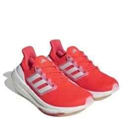 adidas Ultraboost Light Low Top Road Shoes in Red