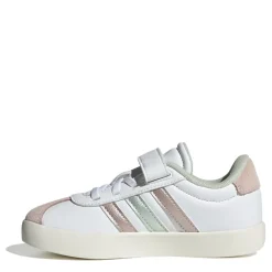 adidas Vl Court 3.0 El C Low Top Trainers Girls in White