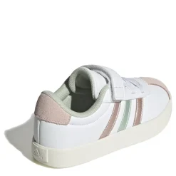 adidas Vl Court 3.0 El C Low Top Trainers Girls in White