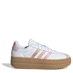 adidas Vl Court Bold Lifestyle Shoes Juniors in White