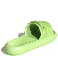 adidas Womens Adilette Zplaash Slider Slippers in Green