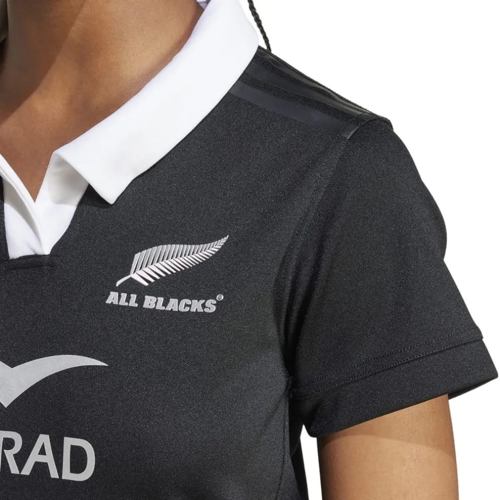 adidas Womens All Blacks Home Shirt 2024 in Black