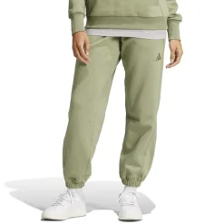 adidas Womens All Szn Fleece Loose Joggers in Green
