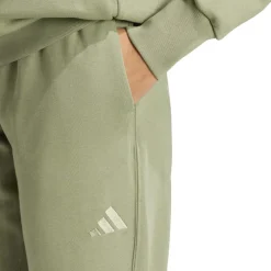 adidas Womens All Szn Fleece Loose Joggers in Green