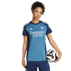 adidas Womens Arsenal Tiro 25 Competition Training Shirt in Blue