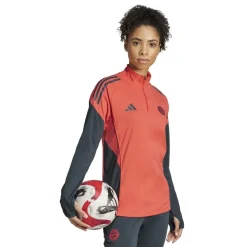 adidas Womens Bayern Munich Tiro 25 Competition Training Top 2025 2026 in Orange
