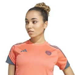 adidas Womens Bayern Munich Tiro 25 Competition Training Shirt 2025 2026 in Orange