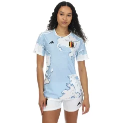 adidas Womens Belgium 2022/23 Away Shirt in sky