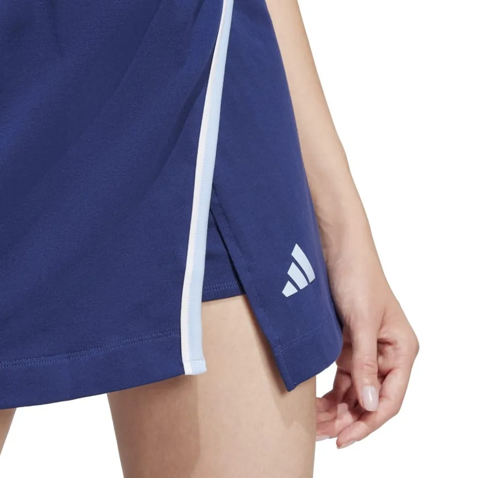 adidas Womens Color Pop Cotton Skort in Blue