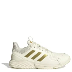 adidas Womens Court Flight Netball Shoes in White