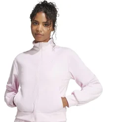 adidas Womens Essentials Feel Cozy Track Suit in Pink